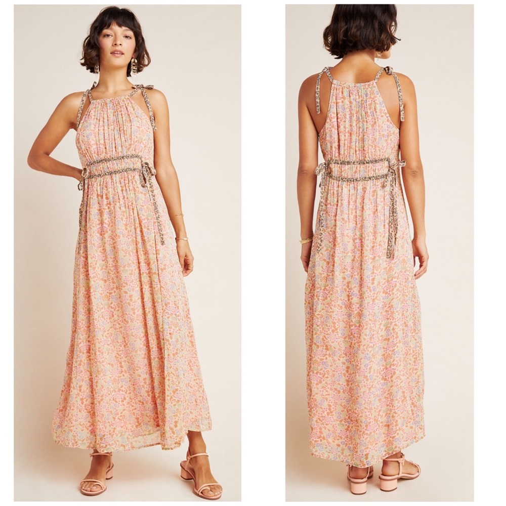 Maeve By Anthropologie Clementine Halter Dress